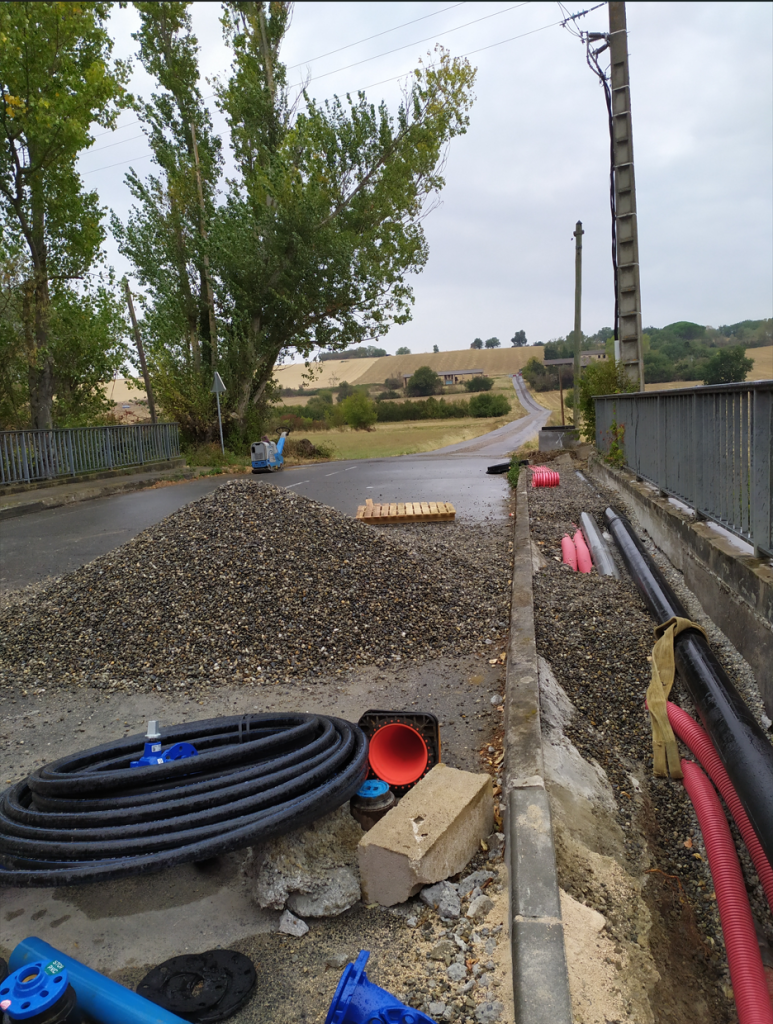 Route de Partanais coupée